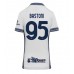 Inter Milan Alessandro Bastoni #95 Bortedrakt Dame 2024-25 Korte ermer